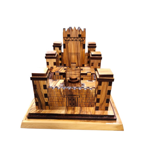 Olive Wood Jerusalem Holy Temple Replica