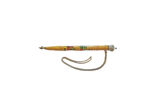 Pointer Yad For Reading Bible Wood Handle Decorated With Jerusalem Painting