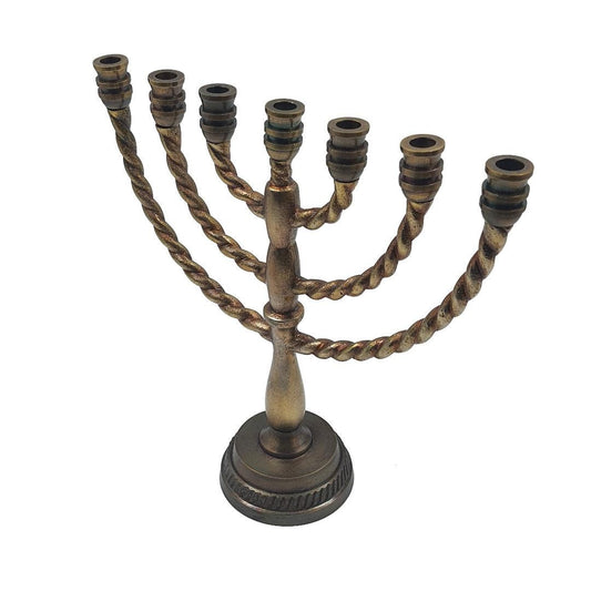 Menorah 7 Branch 10 Inch Height