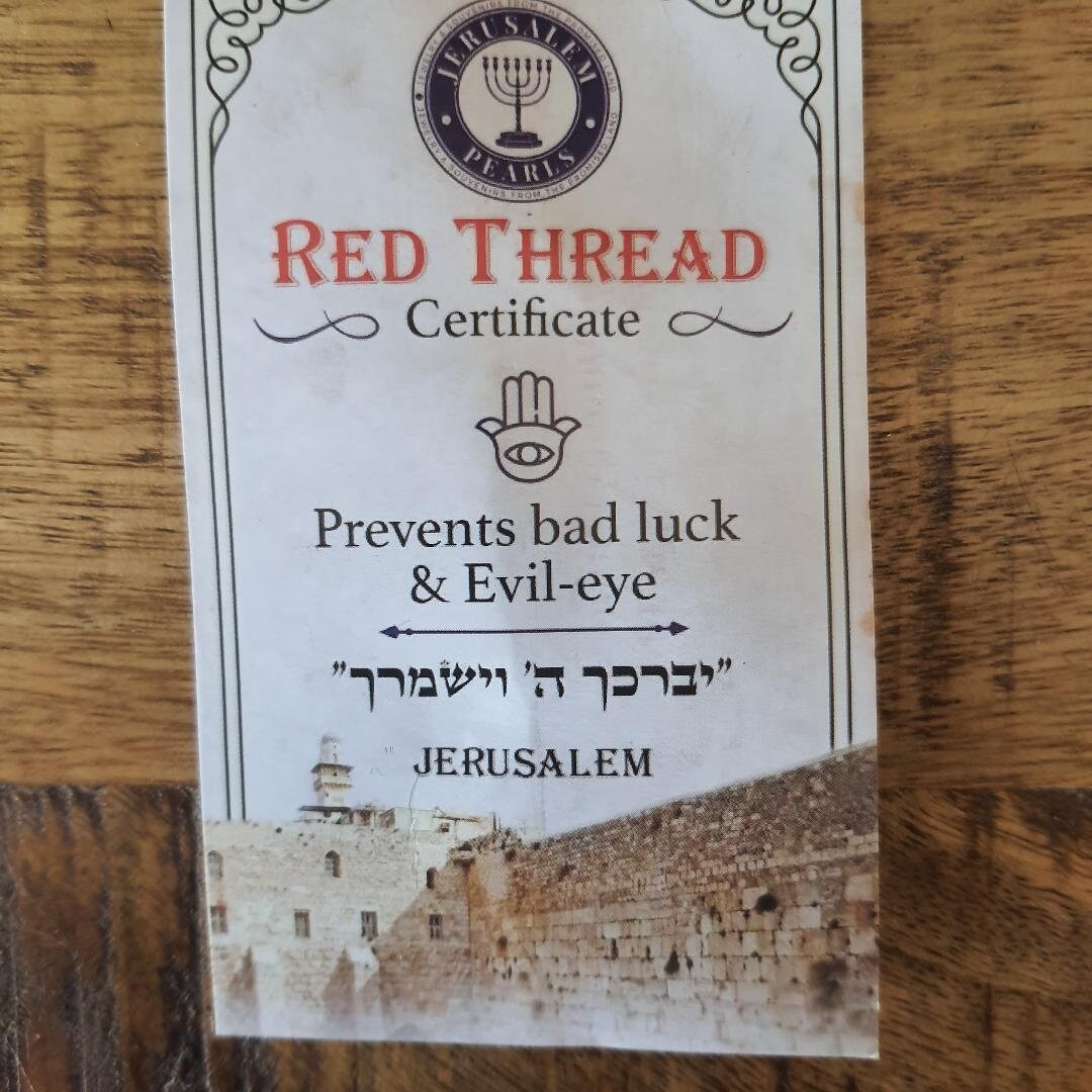 Jerusalem KABALLAH red string evil eye protector Adjusatble Bracelet