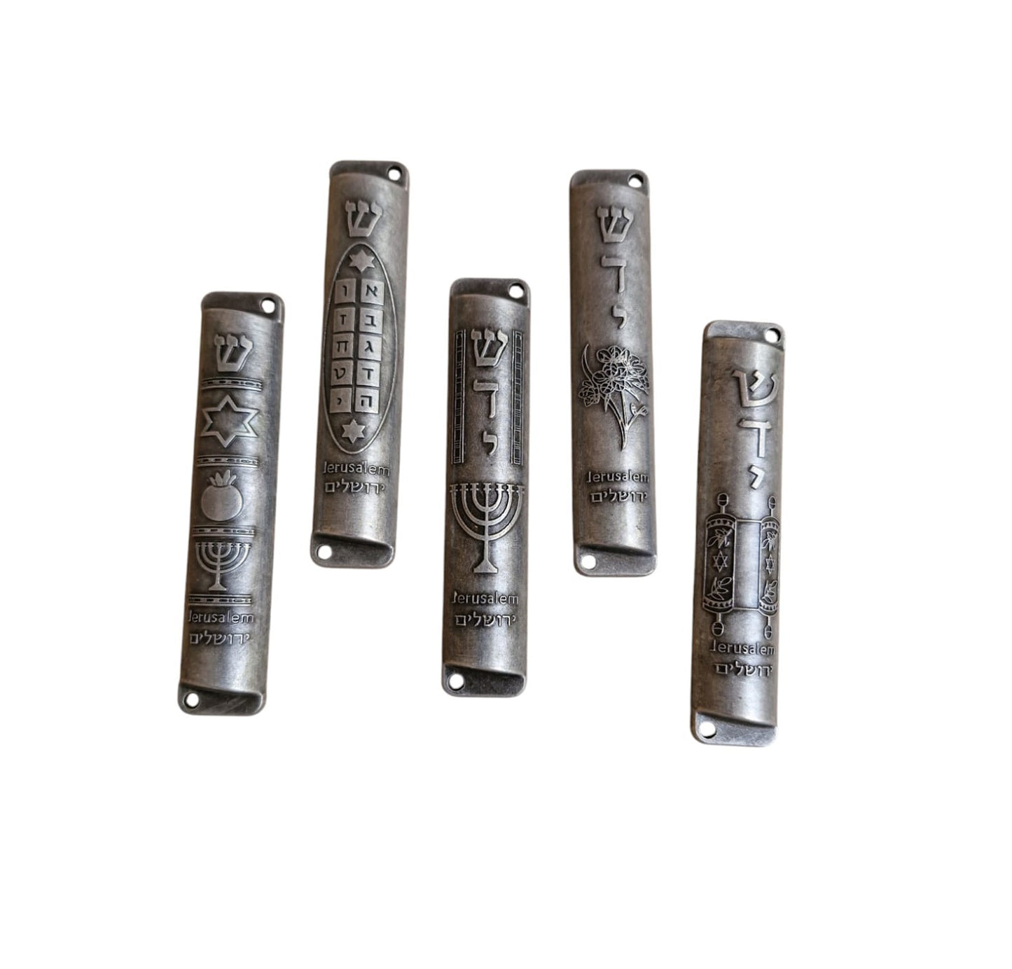 Door Mezuzah 5 Pieces of Jewish Door Mezuza Case