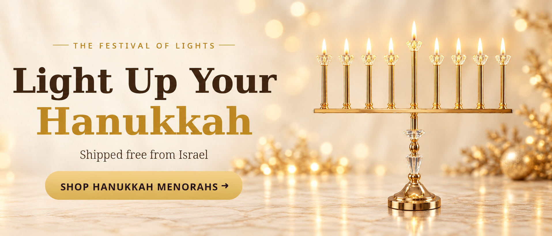 Light Up Your Hanukkah - Shop Hanukkah Menorahs at Amen Judaica
