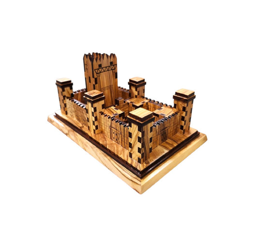 Olive Wood Jerusalem Holy Temple Replica