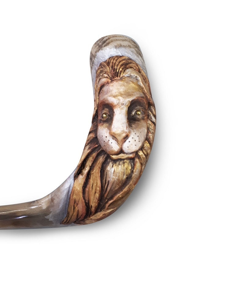 Ram Horn Engrave With Lion Of Judah