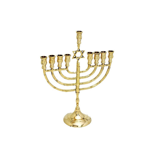 hanukkah menorah 10.5 Inch Height With Star of David