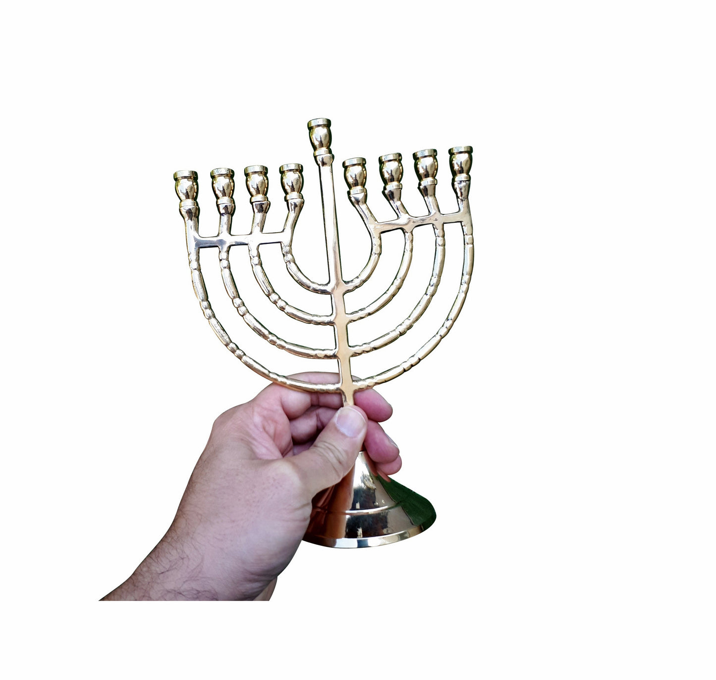 Hanukkah Chanukkah Menorah 8.5 Inch (21 Cm) Height