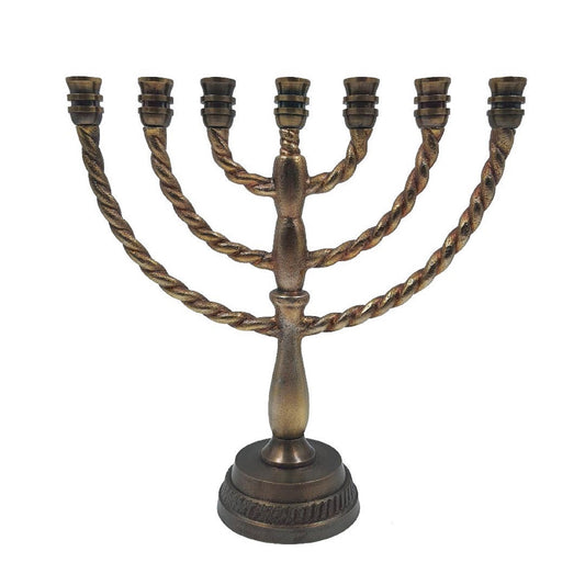 Menorah 7 Branch  10 Inch Height