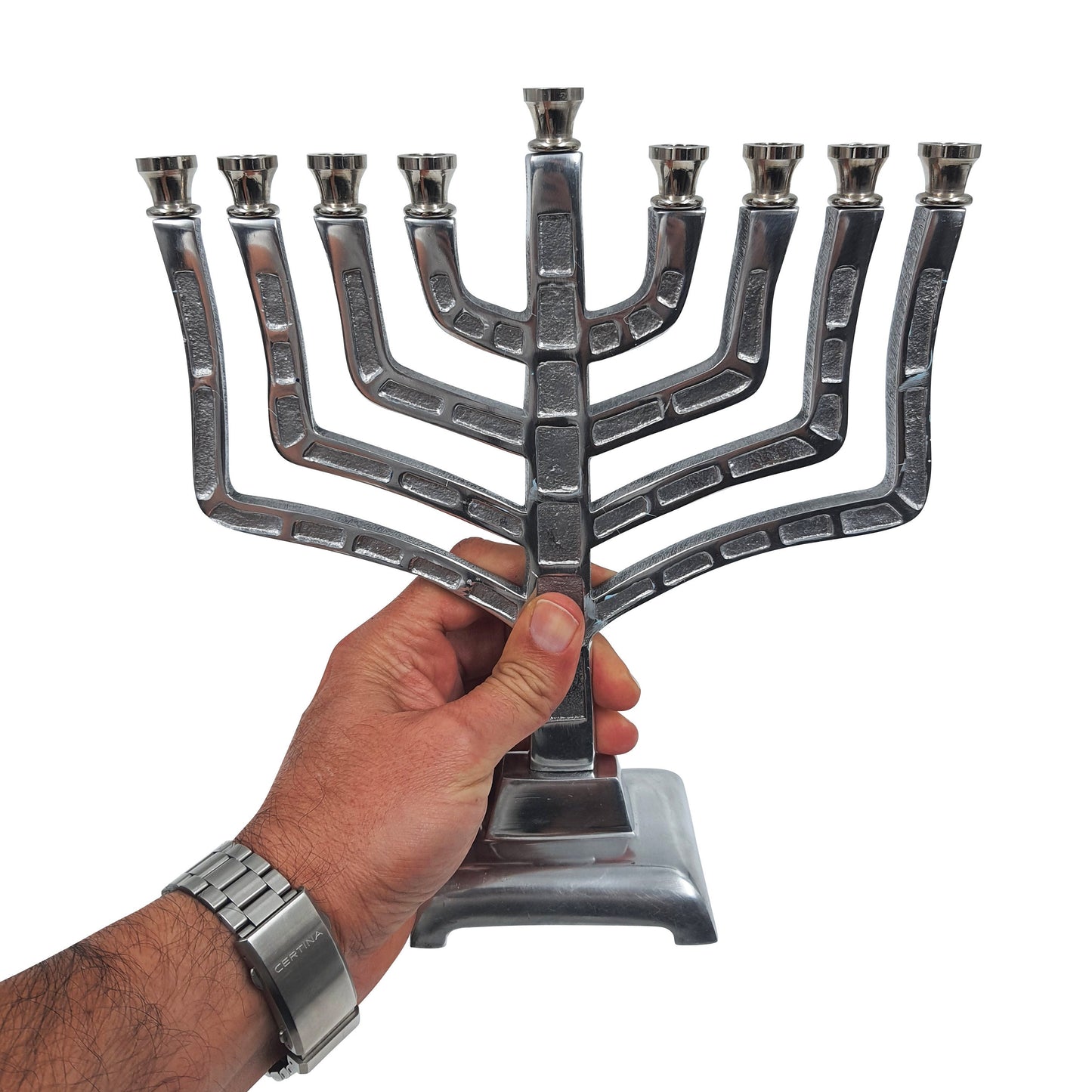 Hanukkah Menorah 9 Inch Height