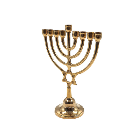 Hanukkah Menorah Star Of David Design 9.1 Inch