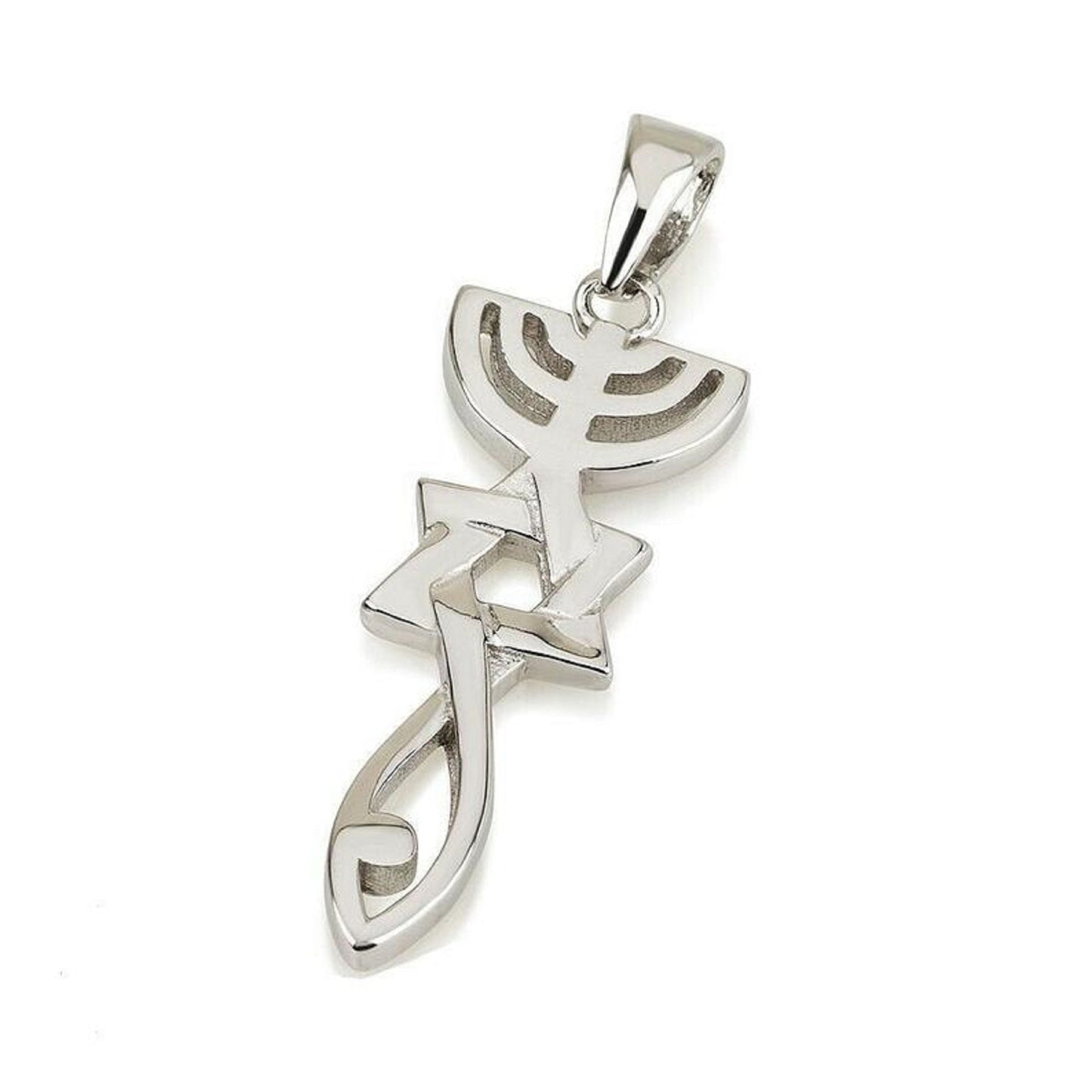 Grafted In Messianic Pendant Sterling Silver 925 + Chain