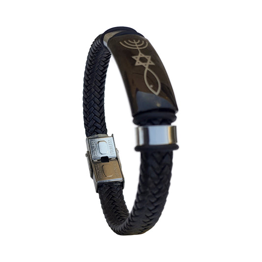 Messianic Bracelet Hige Quality Syntetic Leather Bracelet