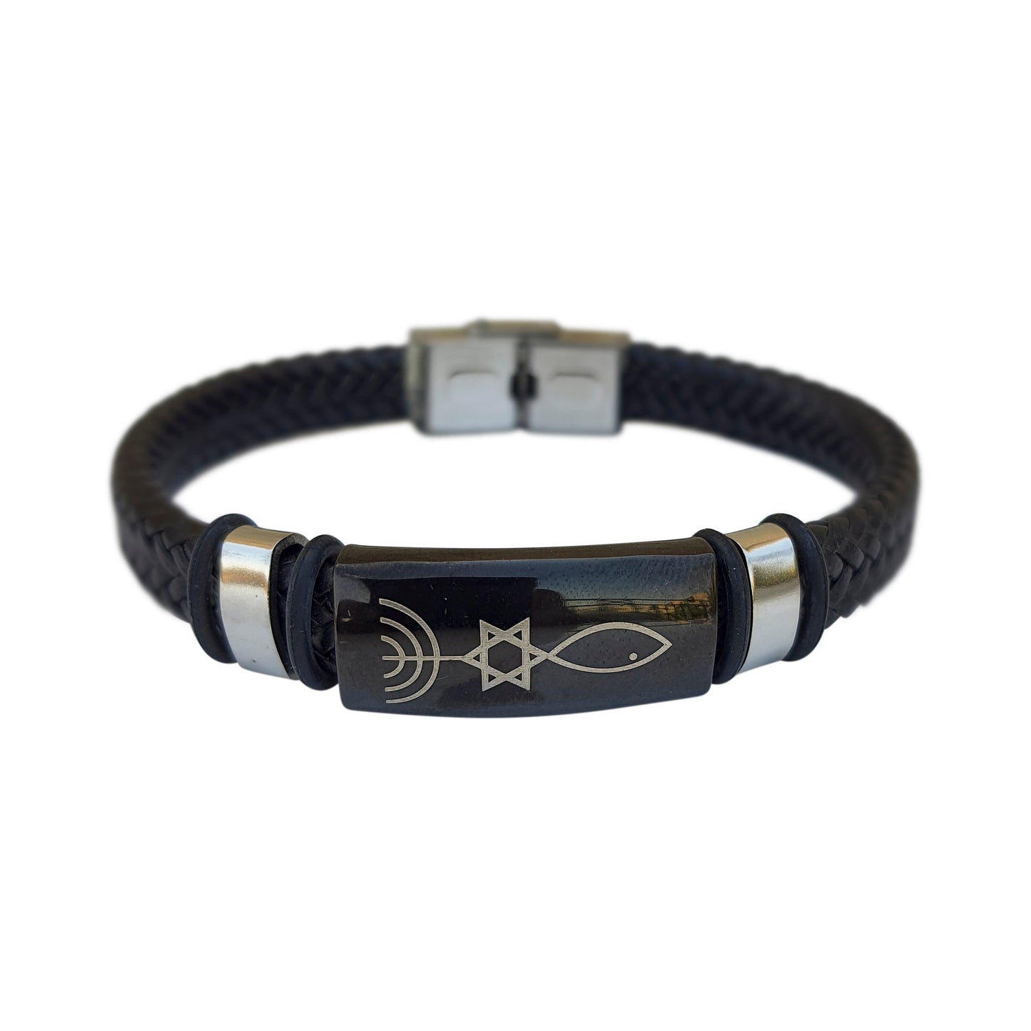 Grafted In Messianic Bracelet Hige Quality Syntetic Leather Bracelet