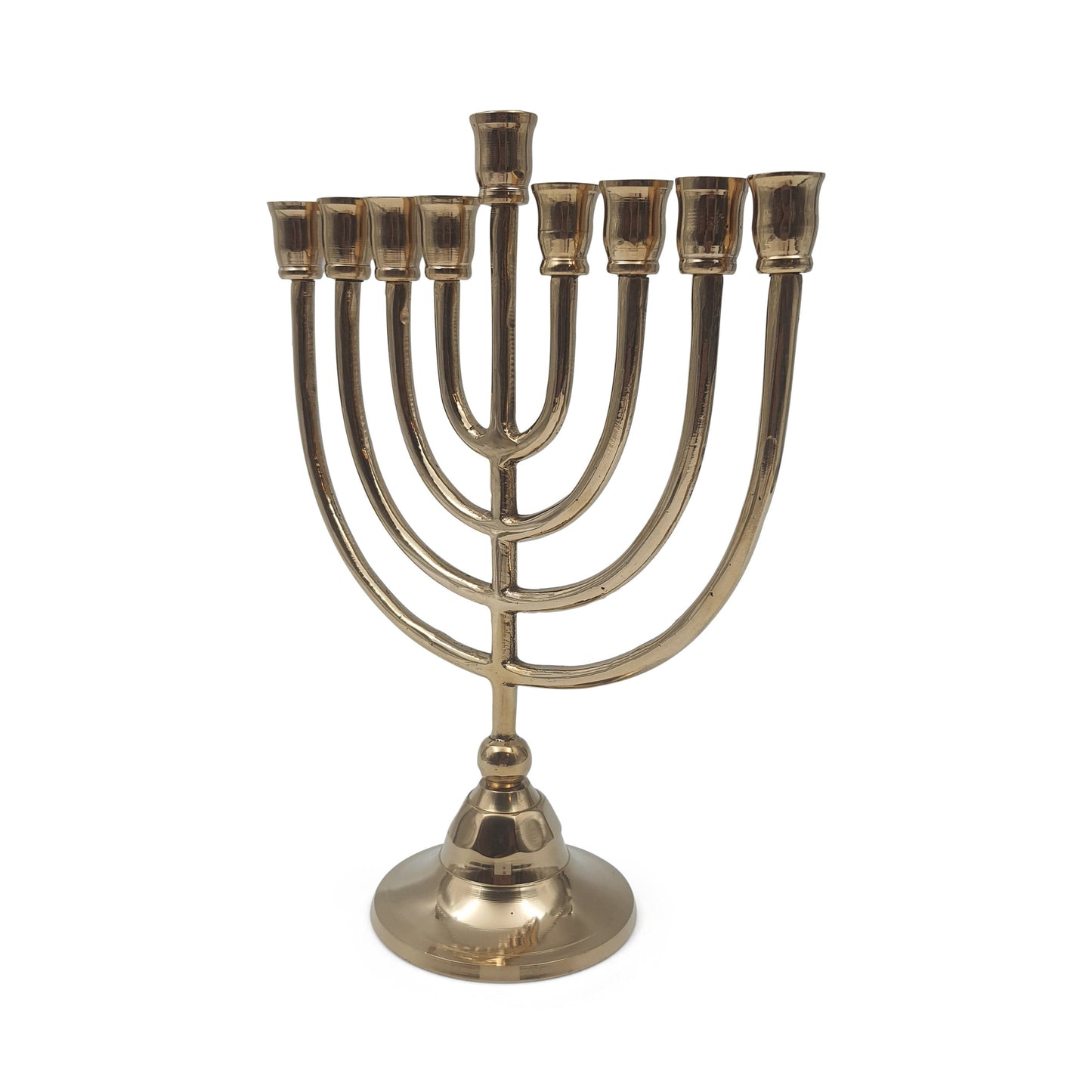 hanukkah menorah 9 branch menorah  9.5  inches