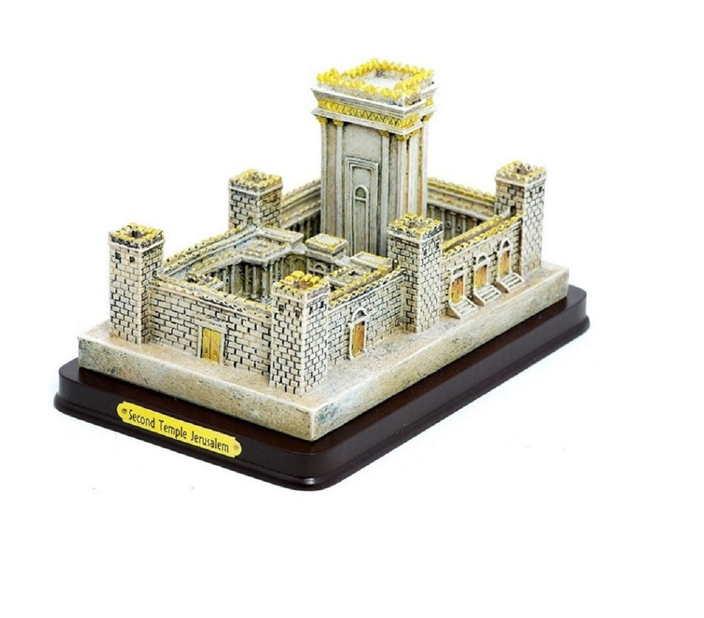 Jerusalem Holy Temple Replica, Medium Size Great Judaica Gift From Israel