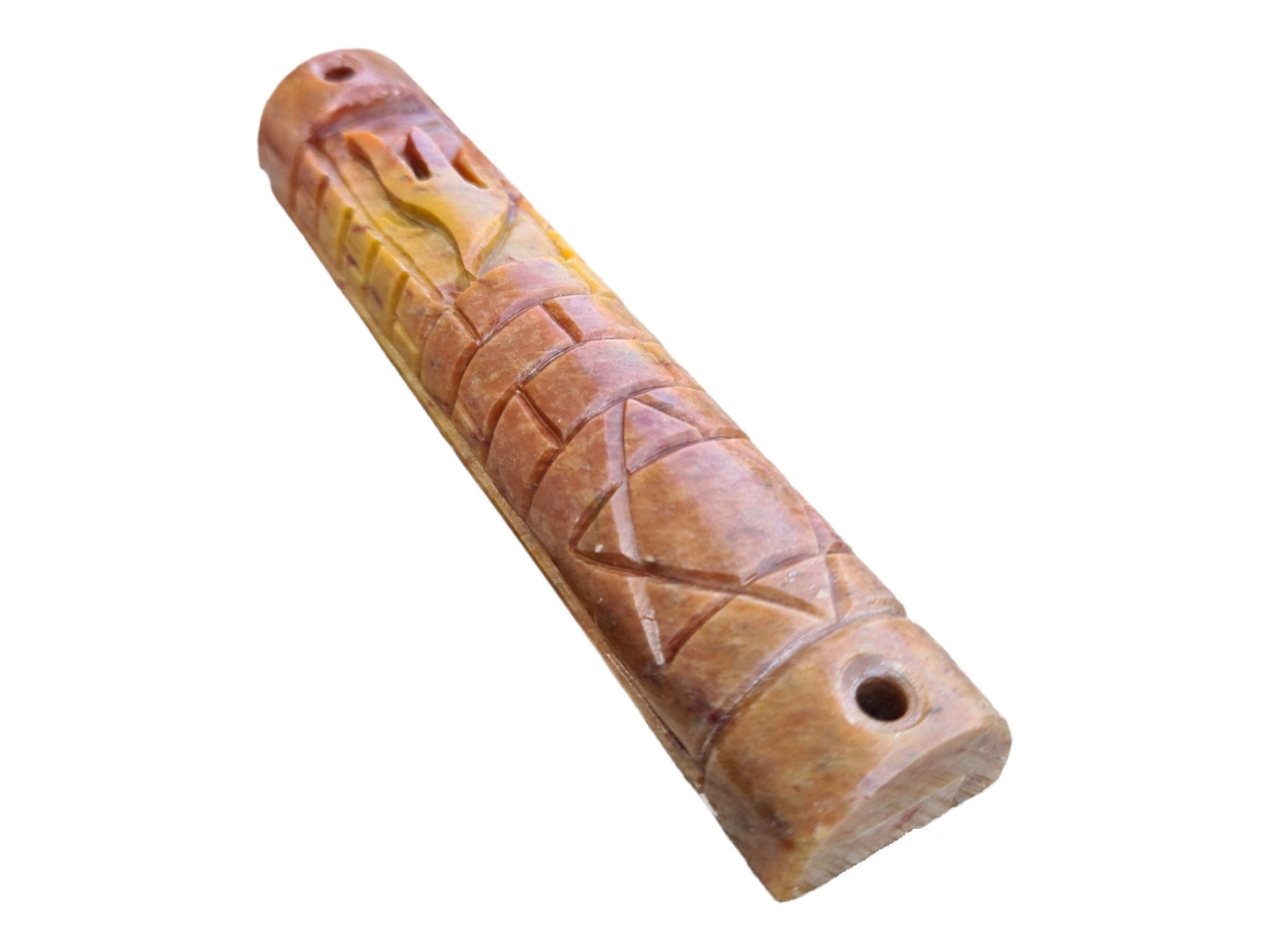 Marble Mezuzah Case - Jewish Door Mezuza For 10 Cm Scroll