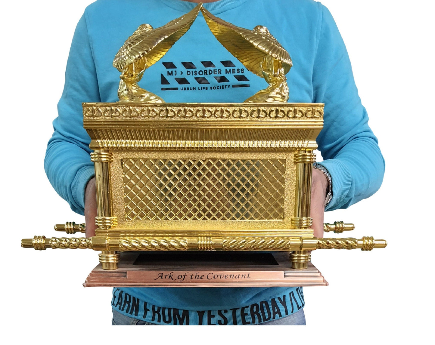 X-LARGE Jewish Ark Of The Covenant Testimony Ark  Of God, Israel Covenant Big & Impressive Ark,  FAST shipping in USA 2-5 Days !!!