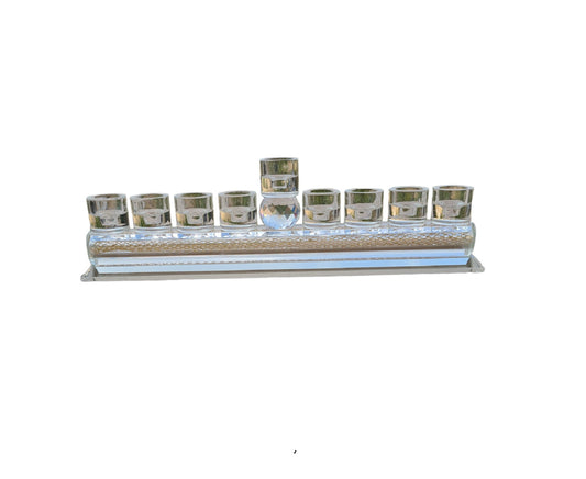 Hanukkah Menorah,  Crystal Menorah Hanukkiah for Chanukkah Holiday