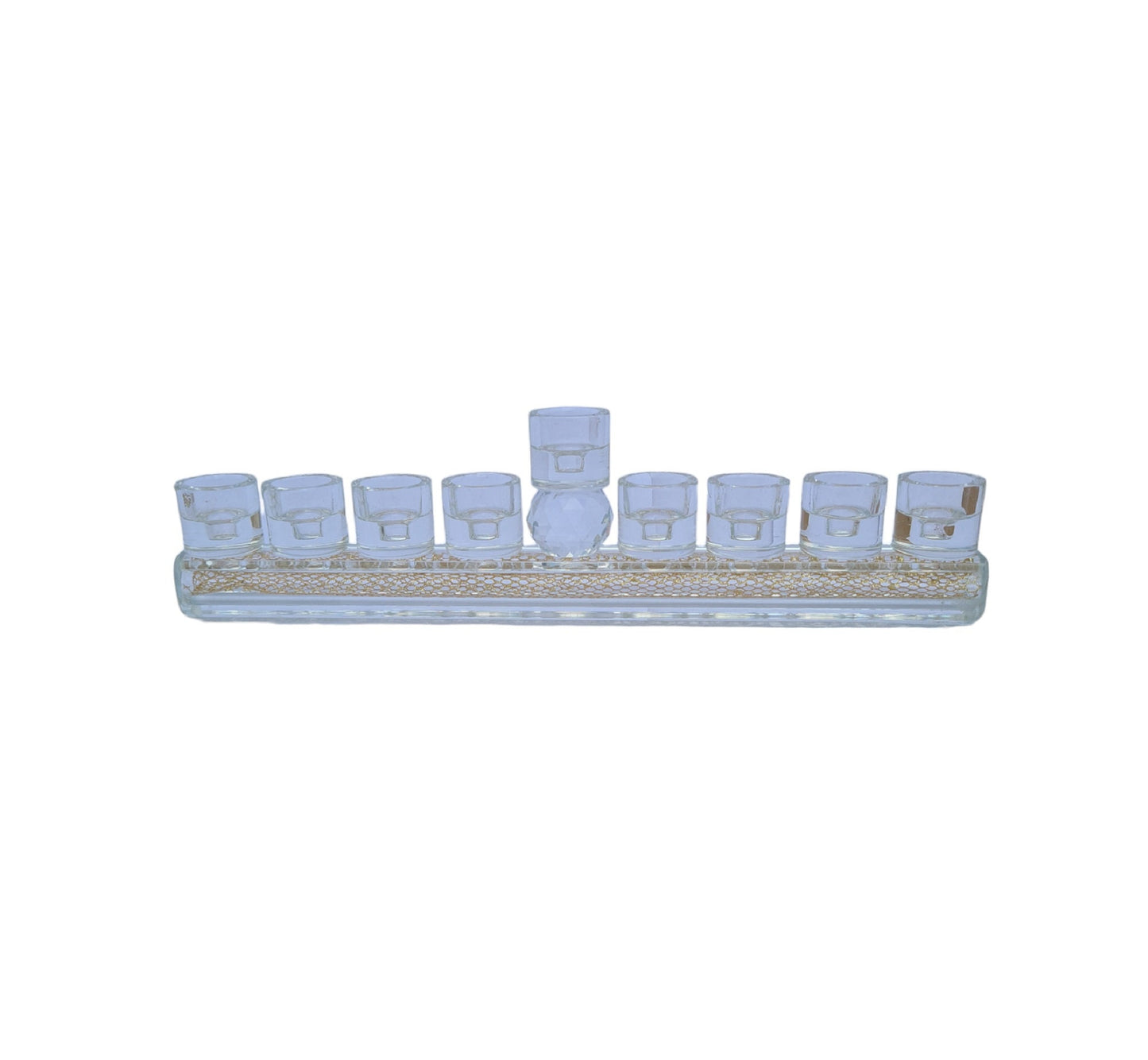 Hanukkah Menorah,  Crystal Menorah Hanukkiah for Chanukkah Holiday