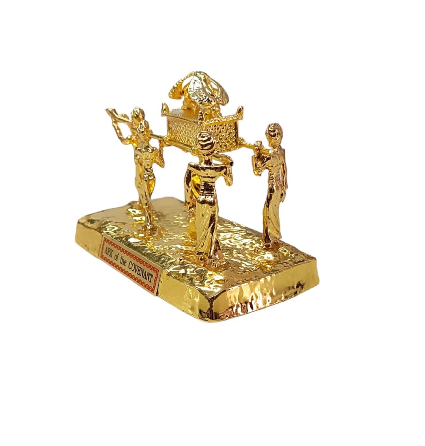 Ark of the Covenant Testimony Being Carry By The Five Preists 11 Inch Base