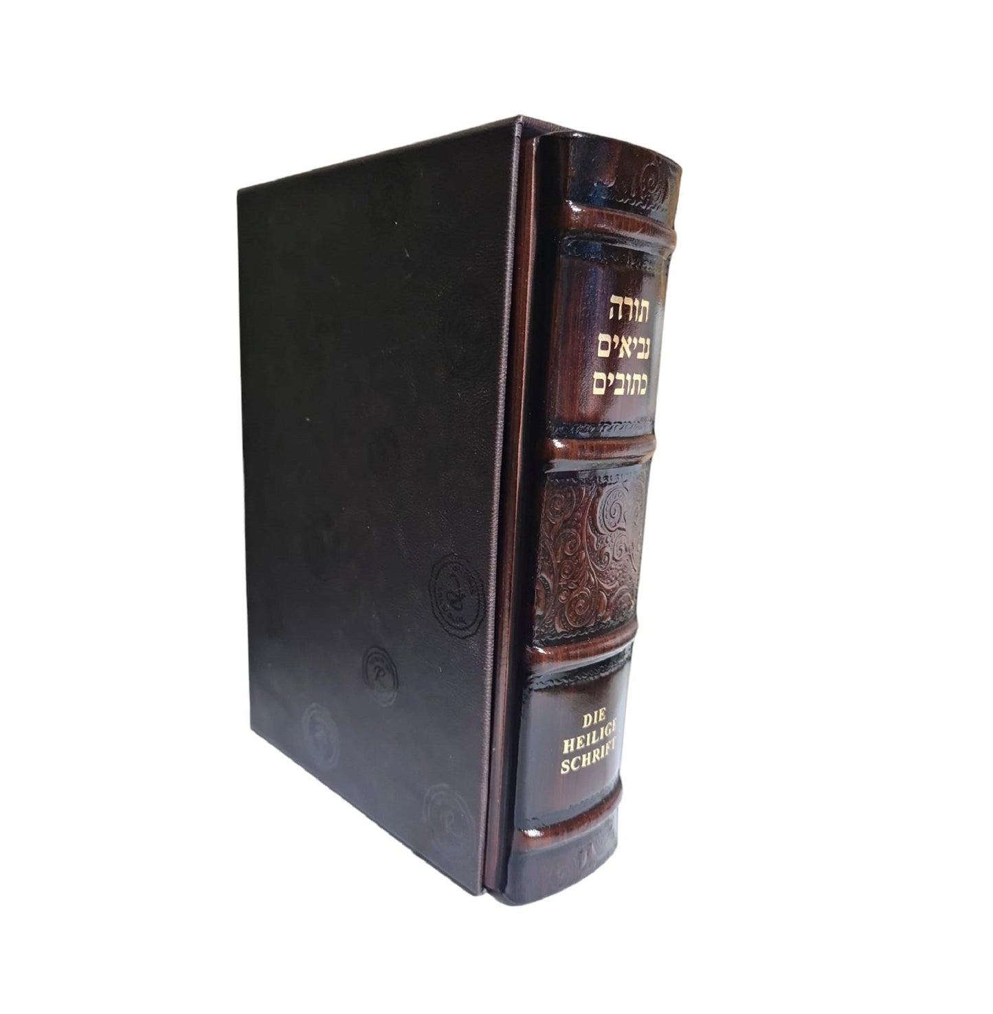 Leather Jewish Full Bible Book Hebrew German Jewish Testament Tanakh Tanach Chumash Torah Book