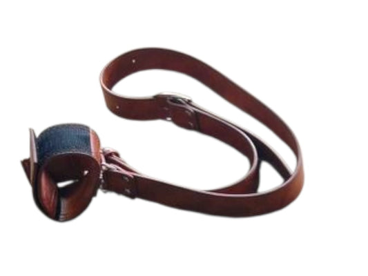 Kudu Horn Shofar Carrying Strap, Shofar Belt - From Imitation Leather  (shofar not included) Adjustable Size