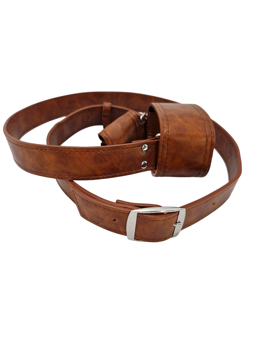 Kudu Horn Shofar Carrying Strap, Shofar Belt - From Imitation Leather  (shofar not included) Adjustable Size