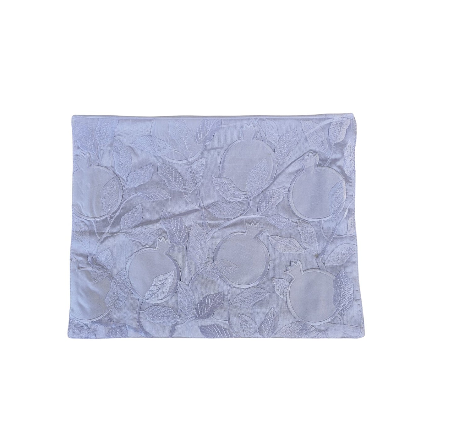 Tallit Prayer Shawl 100% Kosher Embroidered With Pomegranates  Include Matching Bag