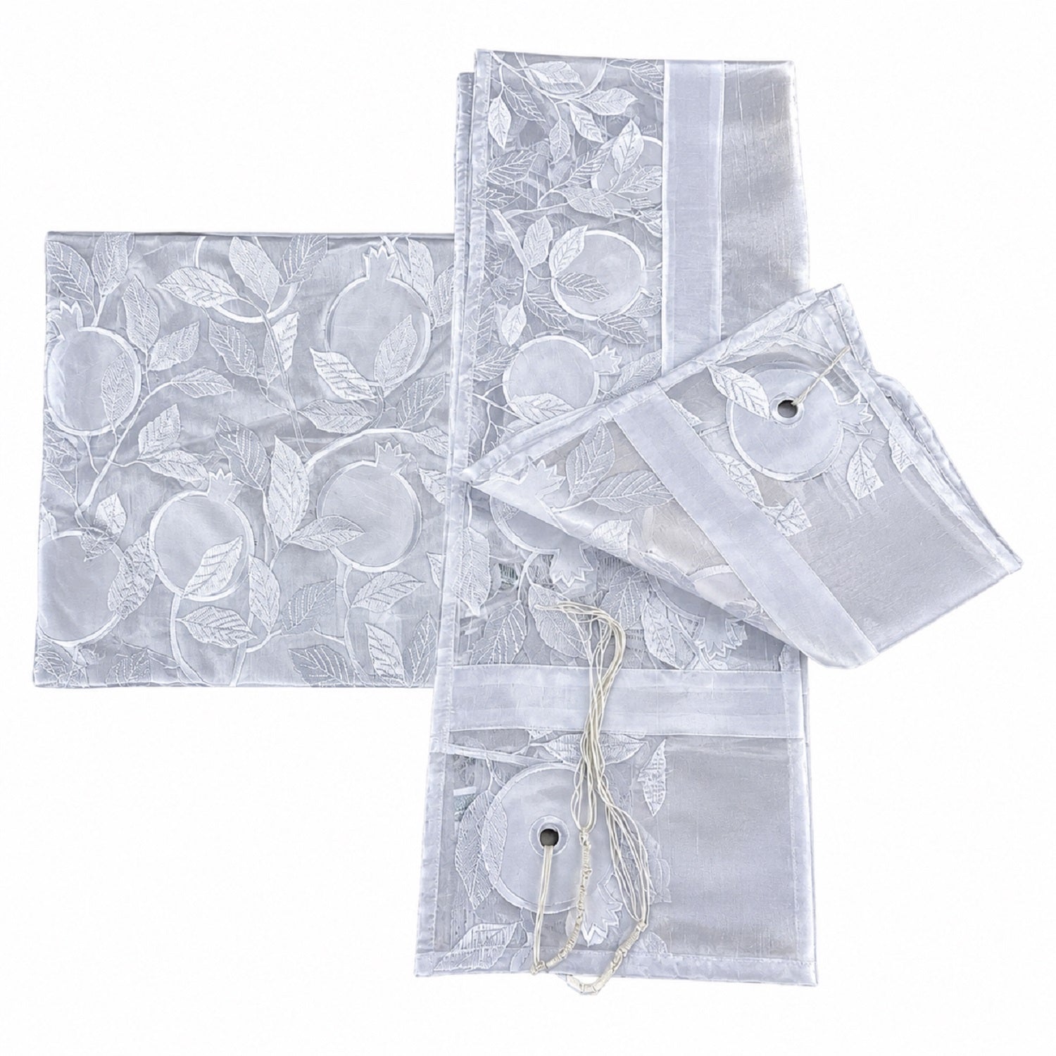 women tallit with Pomegranates